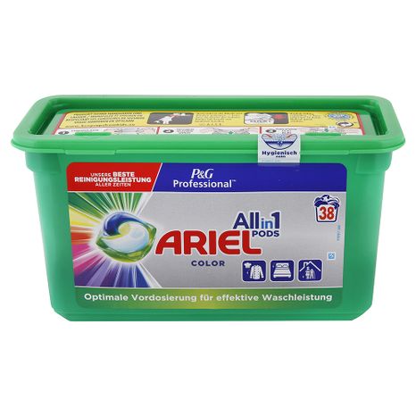 Ariel Pods All in 1 Colour kapsule na farebné pranie 38 ks
