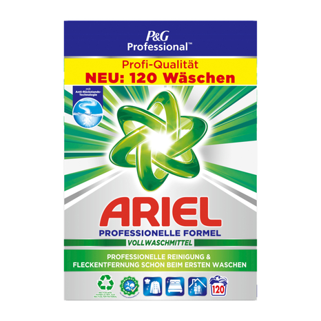 Ariel Professional Universal prací prášok na pranie 7,8 kg / 120 praní