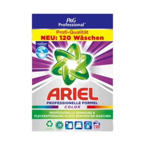Ariel Professional Color prášok na farebné prádlo 7,8 kg / 120 praní
