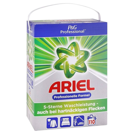 Ariel Professional univerzálny prášok na pranie bielizne 7,15 kg / 110 praní