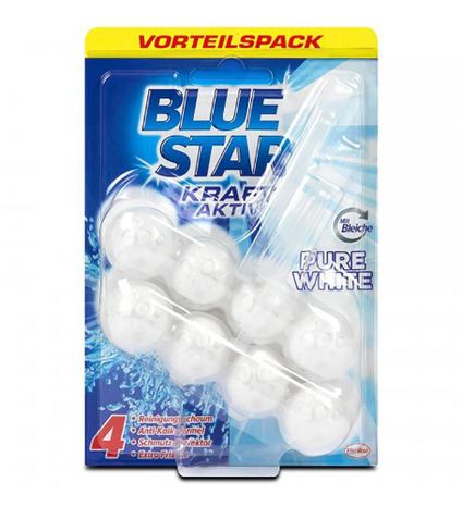 Blue Star Kraft Aktiv WC blok Biela toaleta 2 x 50 g