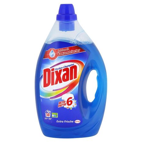 DIXAN gél na pranie šampión proti fľakom 2,5 l / 50 praní