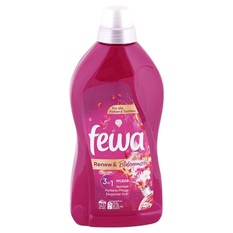 Fewa Renew gél na farebné prádlo s vôňou kvetov 1,38 l / 23 praní