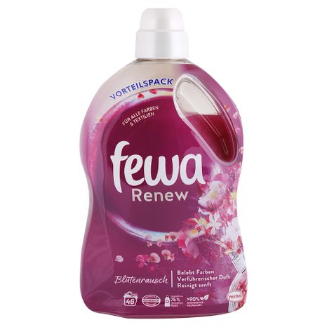 Fewa Renew gél na farebné prádlo s vôňou kvetov 2,64 l / 48 praní