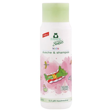 FROSCH EKO sprchový gél a šampón pre deti ružový Sensitive 300 ml