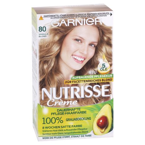 Garnier Nutrisse krémová permanentná farba na vlasy 80 Vanilková Blond