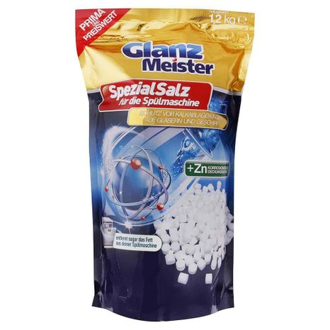 Glanz Meister špeciálna soľ do umývačky riadu 1,2 kg