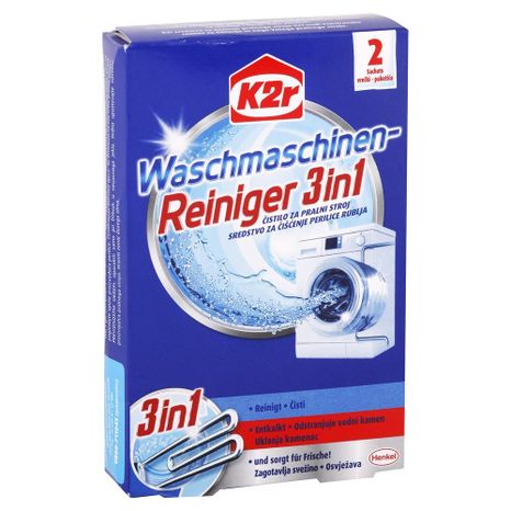 K2R čistič práčky 3v1 2 ks