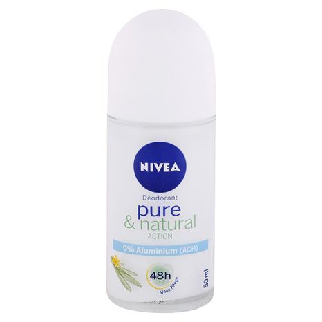 NIVEA guľôčkový dezodorant Pure & Natural 50 ml