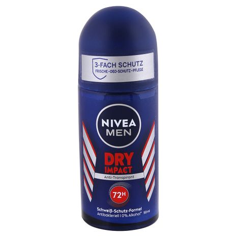 Nivea Men guľôčkový dezodorant pre mužov Dry Impact Plus 50 ml
