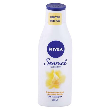 NIVEA Sensual telové mlieko Vanilka 200 ml