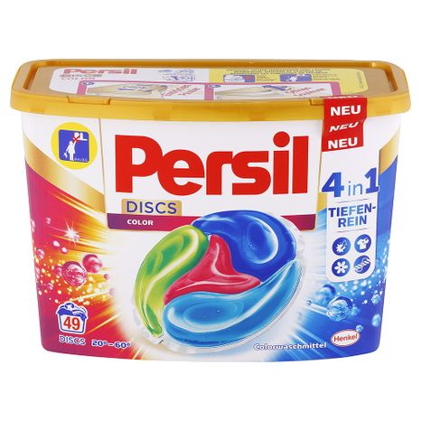 PERSIL DISCS Color kapsule na farebné pranie 4v1 49 ks