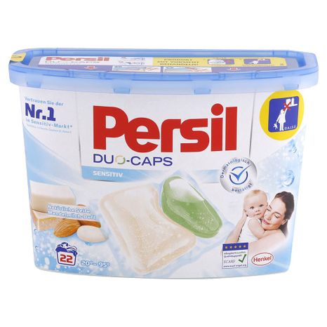 PERSIL Duo-Caps Sensitiv kapsule na pranie pre citlivú pokožku 22 ks