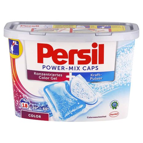 PERSIL Power Mix Caps Color kapsule na farebné pranie 18 praní
