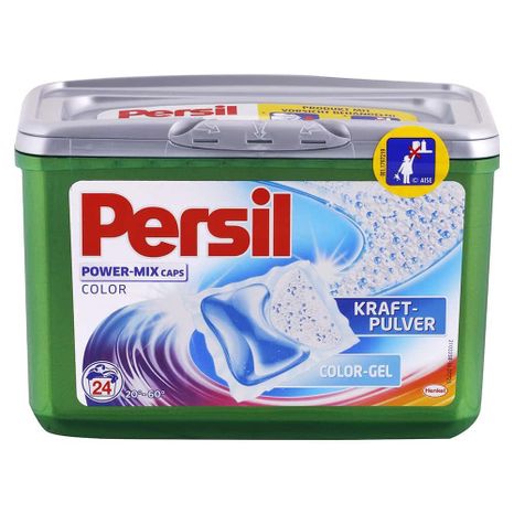 PERSIL Power Mix Color gélové kapsule na farebné prádlo 24 ks