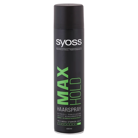 Syoss Max Hold lak na vlasy s extra silnou fixáciou 400 ml