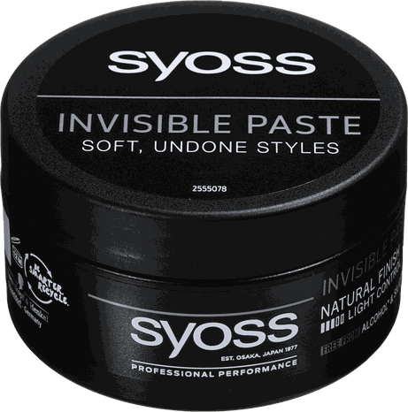 Syoss Men Invisible Paste tvarujúca pasta na vlasy 100 ml