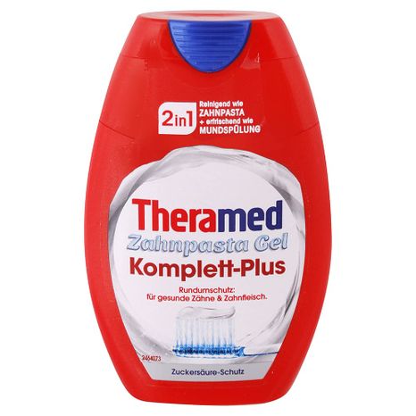 Theramed Complete Plus gélová zubná pasta s ústnou vodou 75 ml