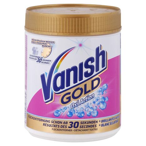 VANISH Oxi Action práškový odstraňovač škvŕn na biele prádlo 550 g