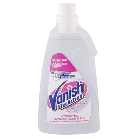 Vanish Oxi Action gél na odstránenie škvŕn z bieleho prádla 1,5 l