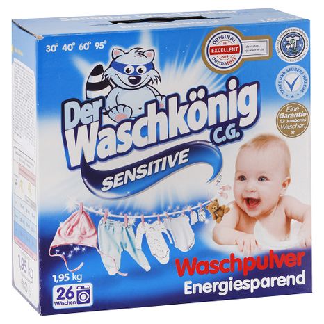 Waschkönig prací prášok Sensitive 1,95 kg / 26 praní