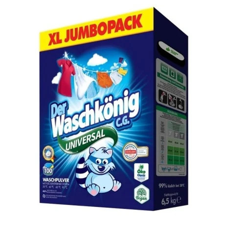 Waschkönig univerzálny prací prášok 6,5 kg / 100 praní