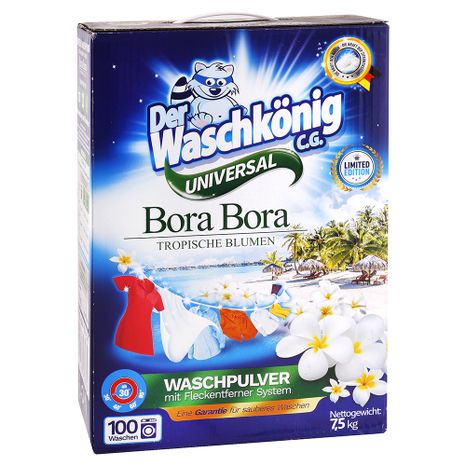 Waschkönig univerzálny prášok Bora Bora 7,5kg / 100 praní