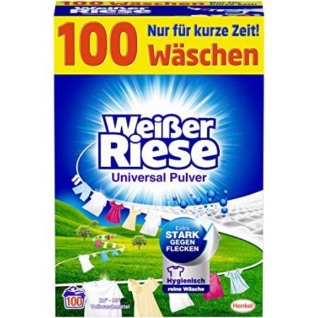 Weisser Riese univerzálny prášok na pranie bielizne 7 kg / 100 praní