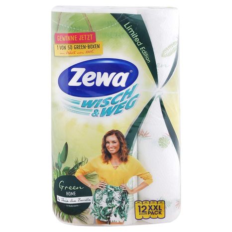 Zewa Wisch&Weg kuchynské utierky Green Home 12 ks
